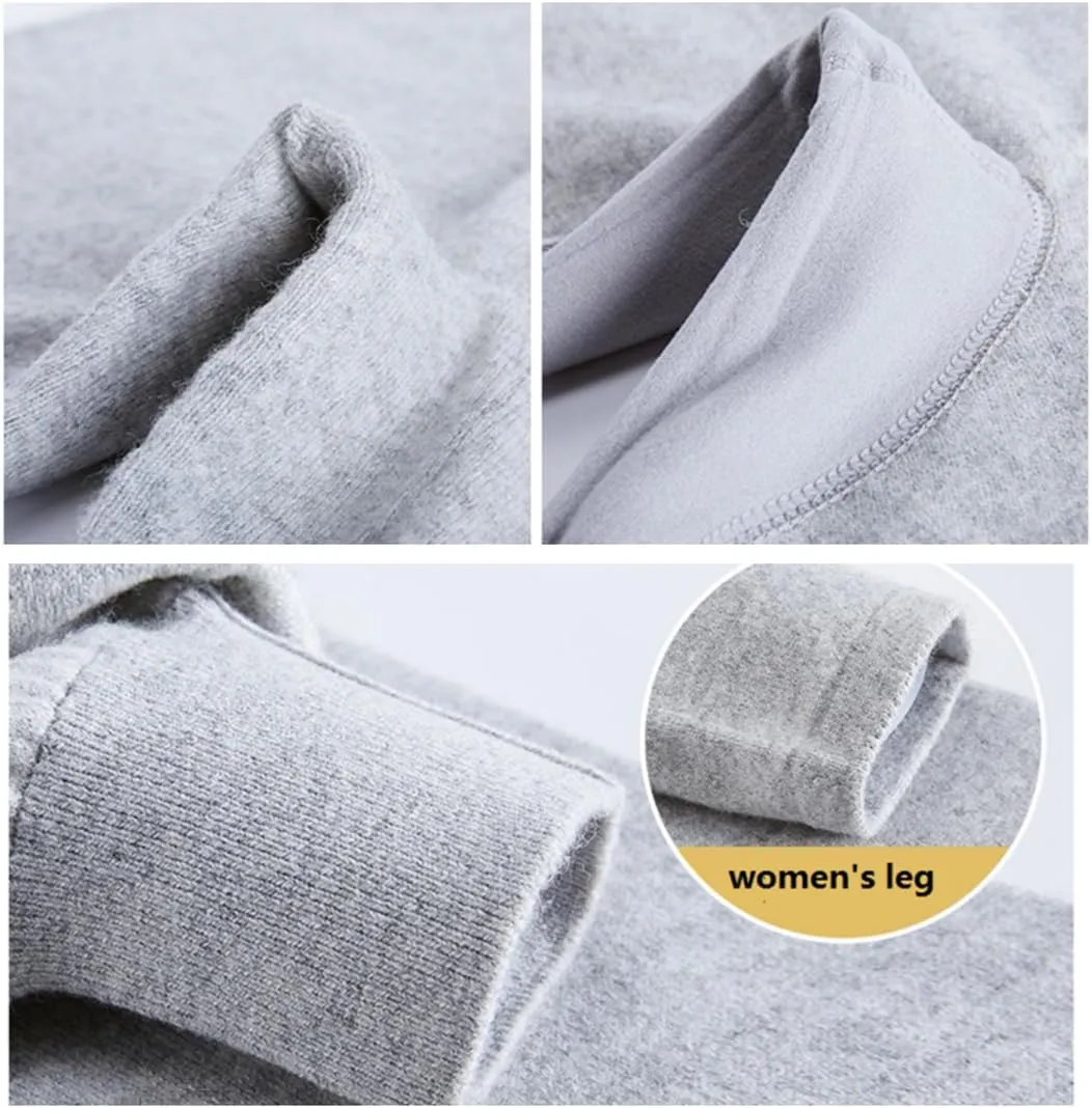 97% Cashmere Men Women Thermal Underwear Winter Leggings Mens Base Layer Womens Tights Long Johns Wool Heavy Weight