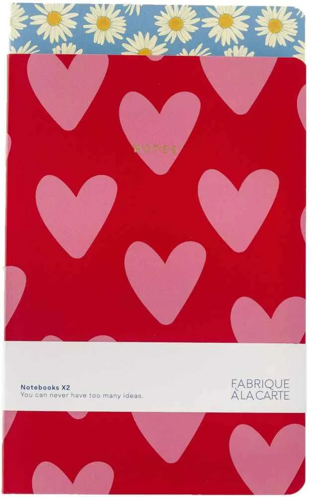 A JOURNAL - FABRIQUE A LA CARTE NOTEBOOKS- SET 2