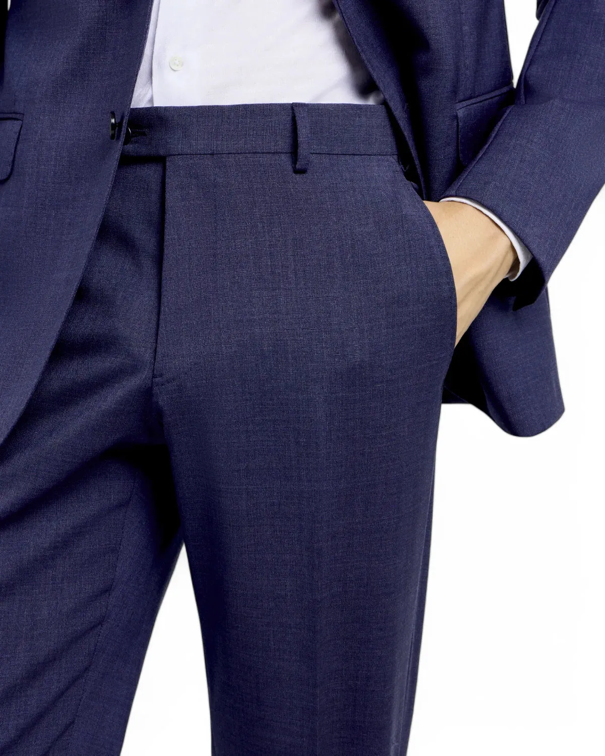 Abito Slim Fit in Fresco Lana Natural Stretch
