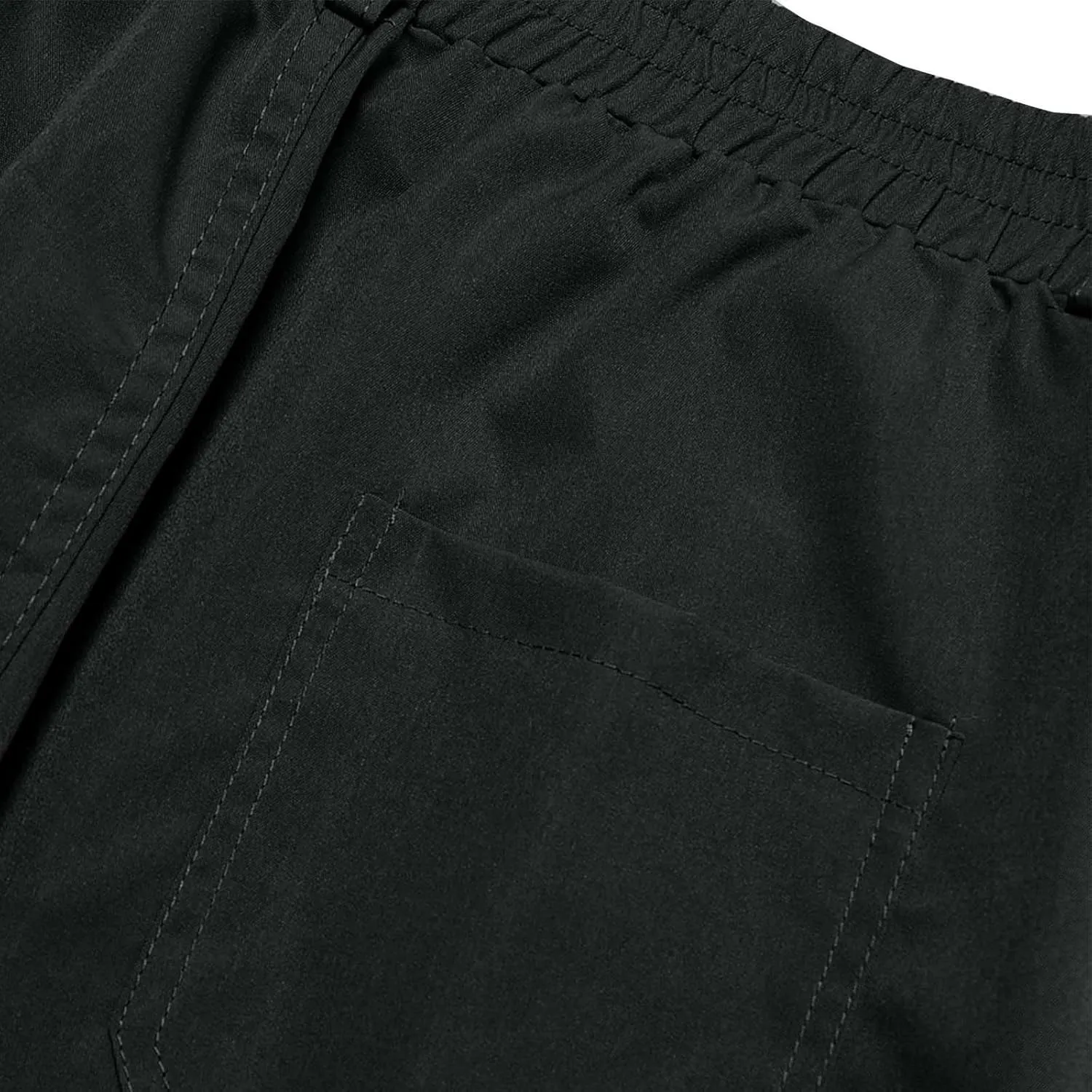 ADHOWBEW Tactical Pants Men Elastic Waist Pockets Relaxed Fit Work Construction Big and Tall Joggers