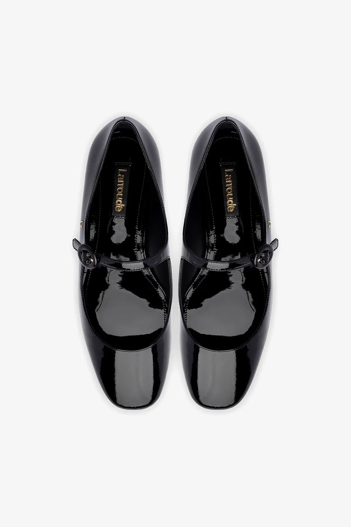 Blair Ballet Flat In Black Patent Leather