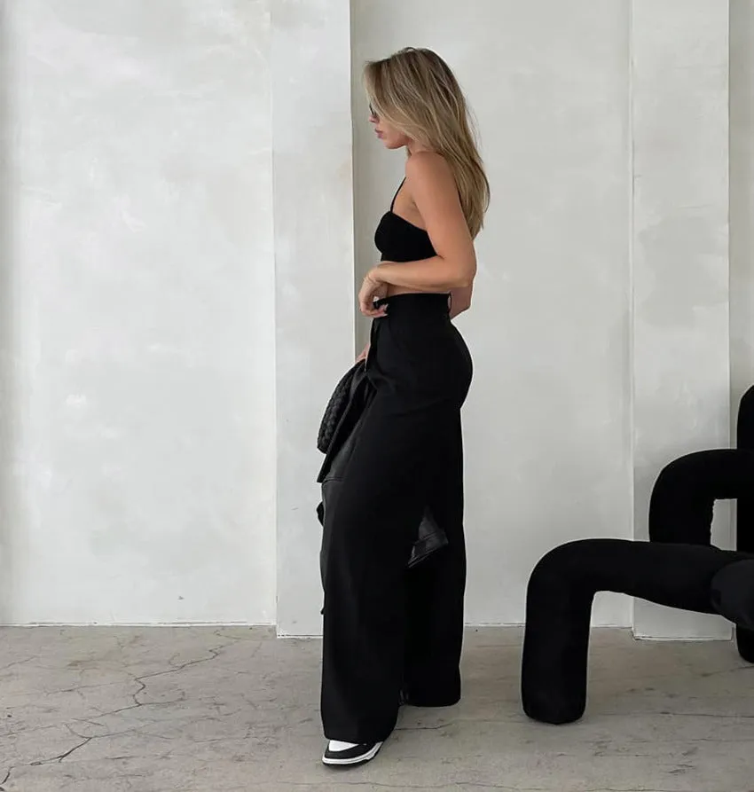 Calça Alfaiataria Flare Oversize