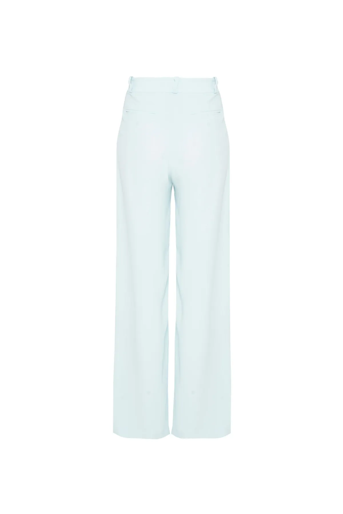 Calça De Pregas Alfaiataria Em Crepe