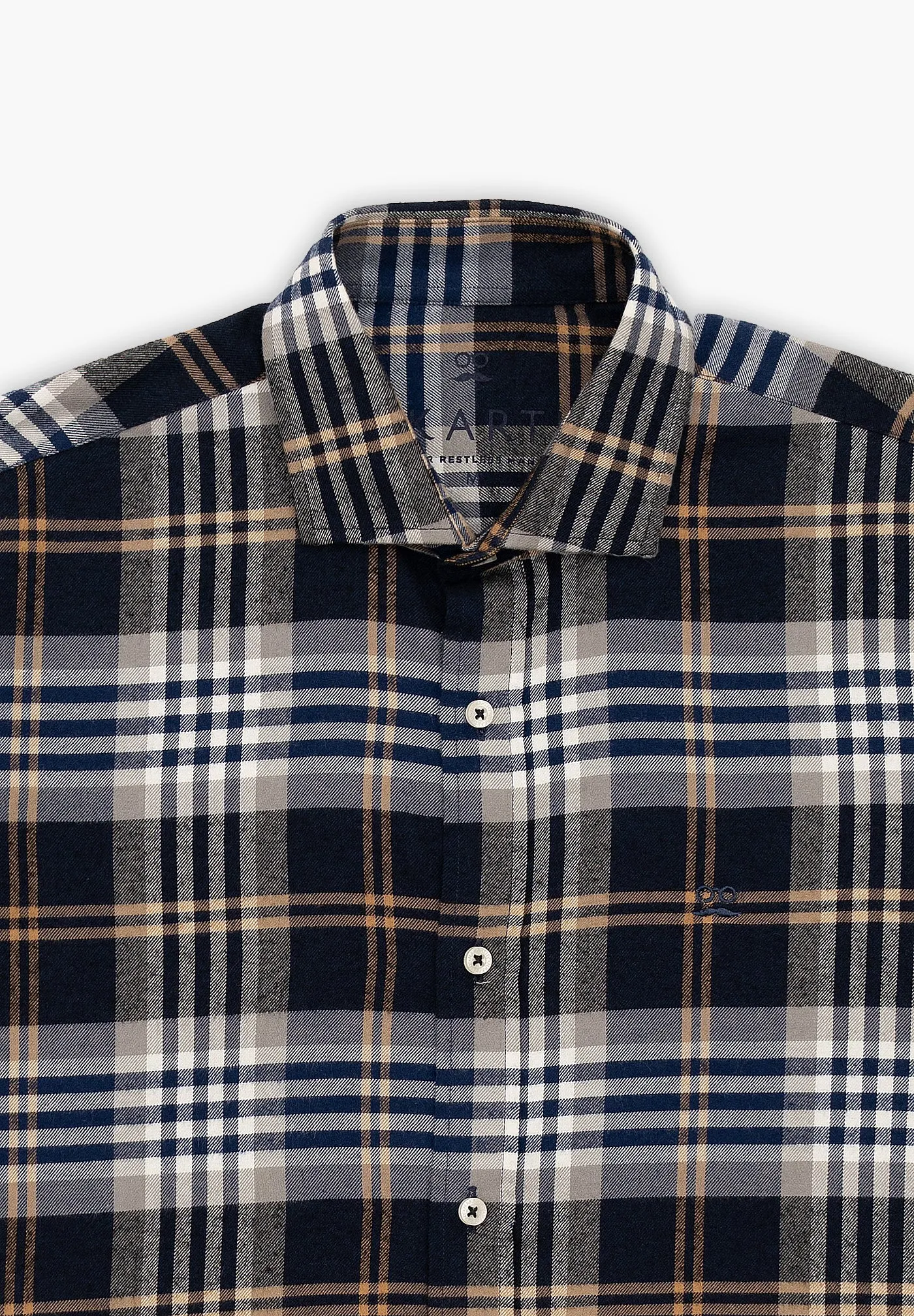 Camisa Cuadros Jazz Marino
