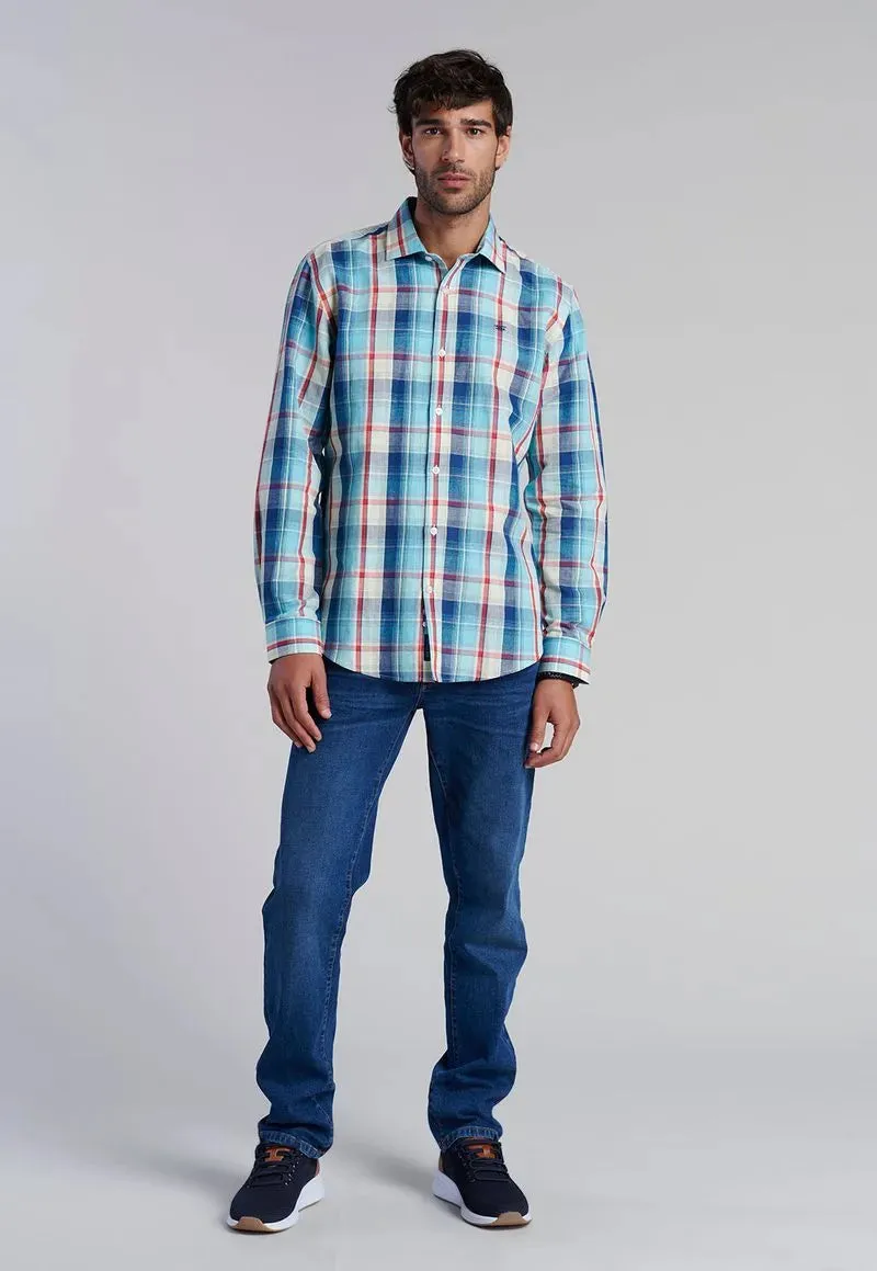 Camisa Hombre Check Fontana F River