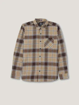 CAMISA M/L VOLCOM HOMBRE CADEN PLAID LS