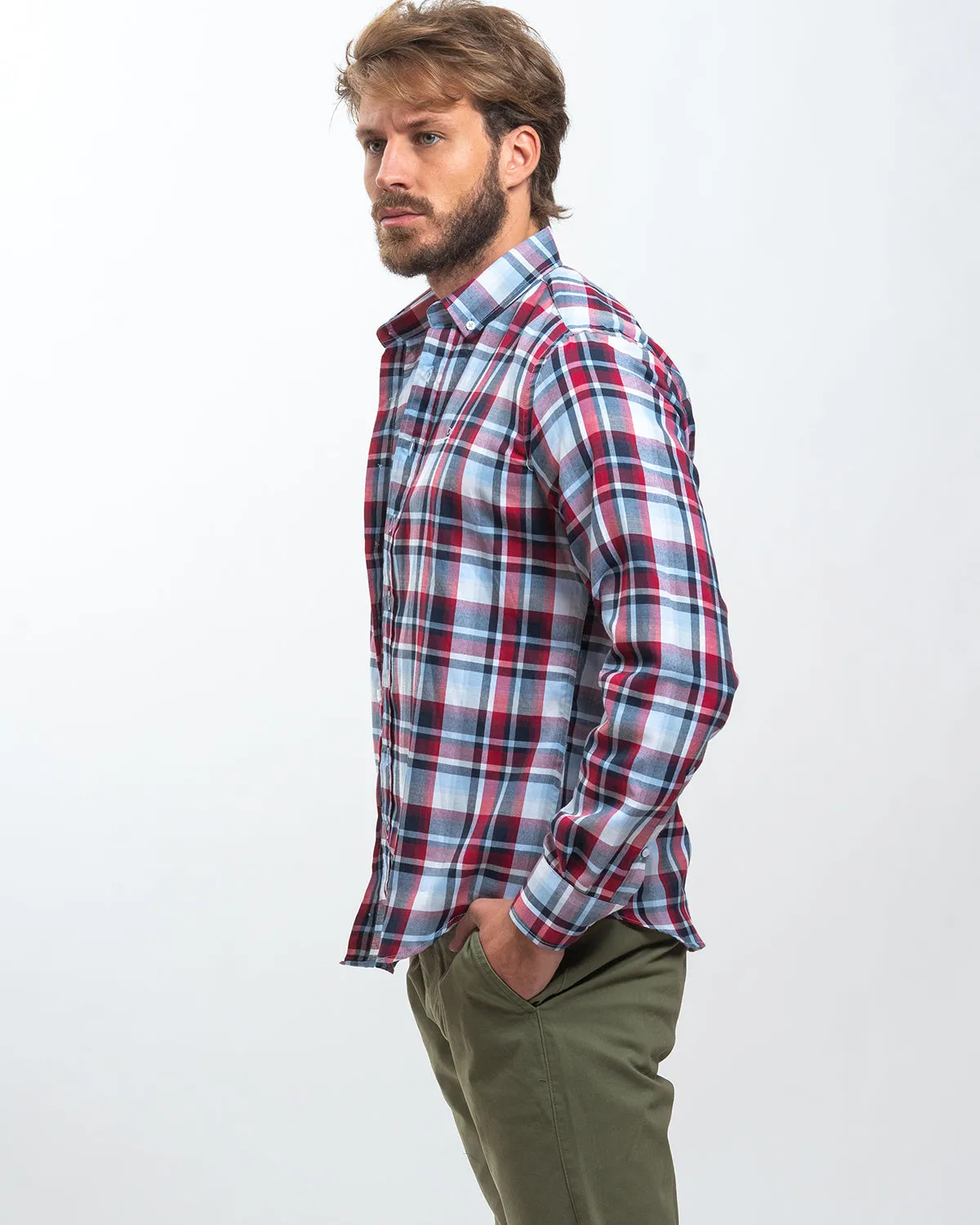 Camisa Woods Rojo