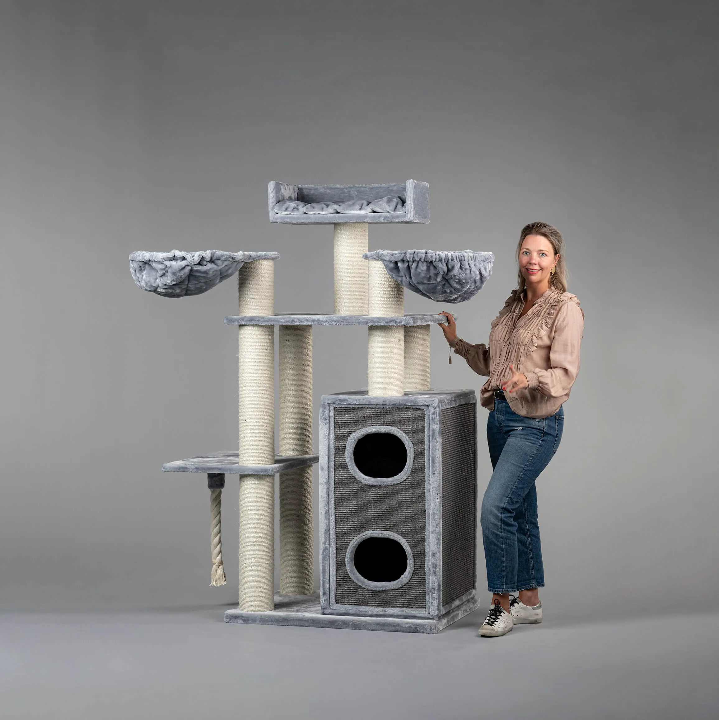 Cat Paradise Gris Claro
