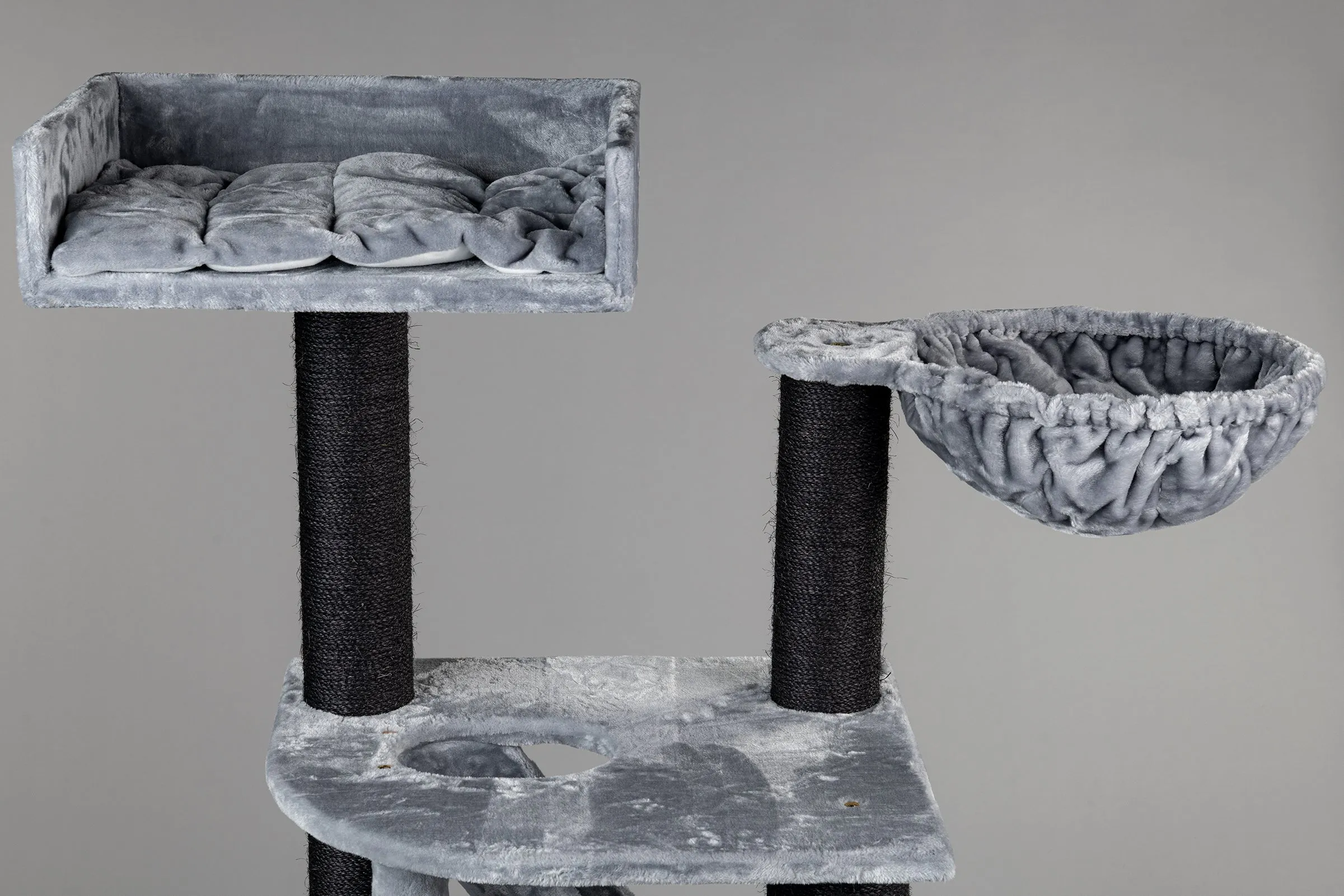 Cat Penthouse Blackline Gris Claro