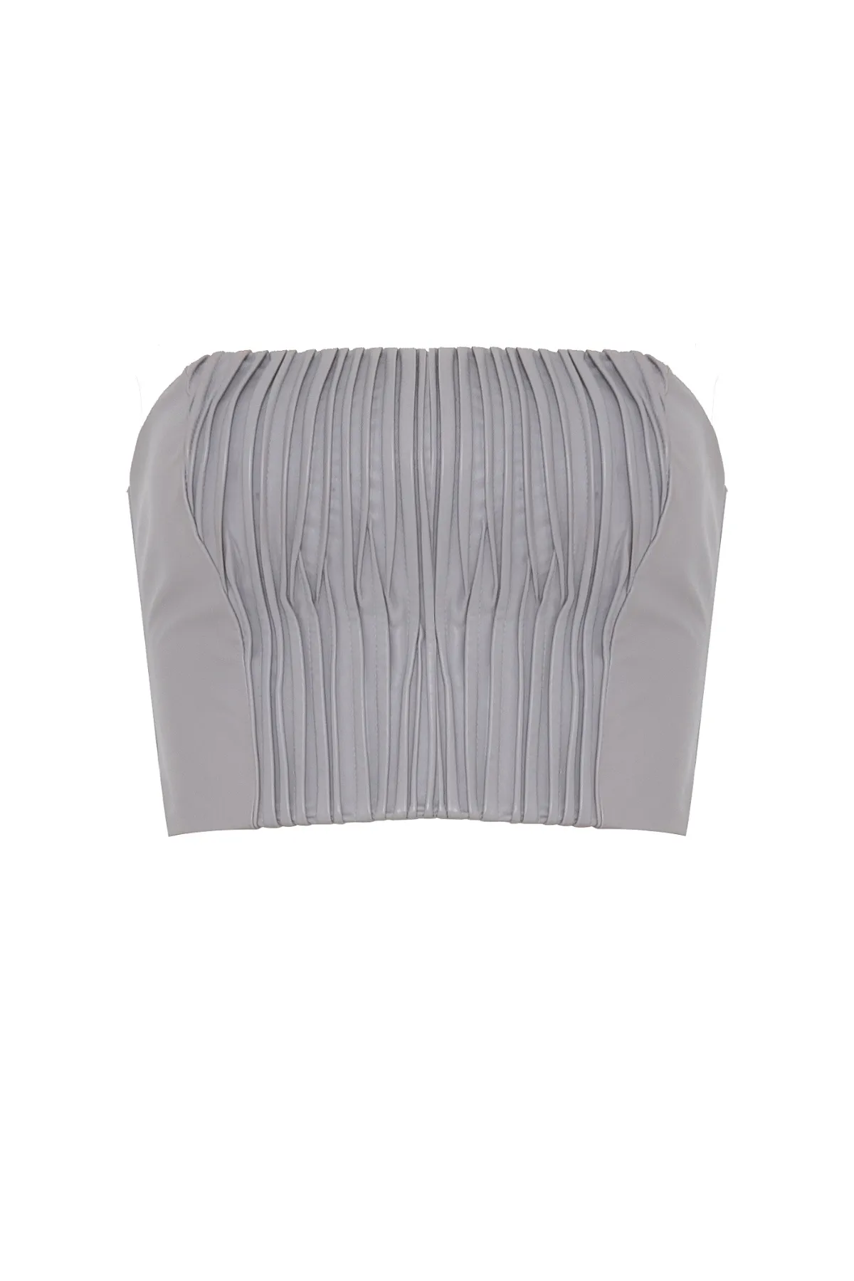 Corselet Couro com Nervuras