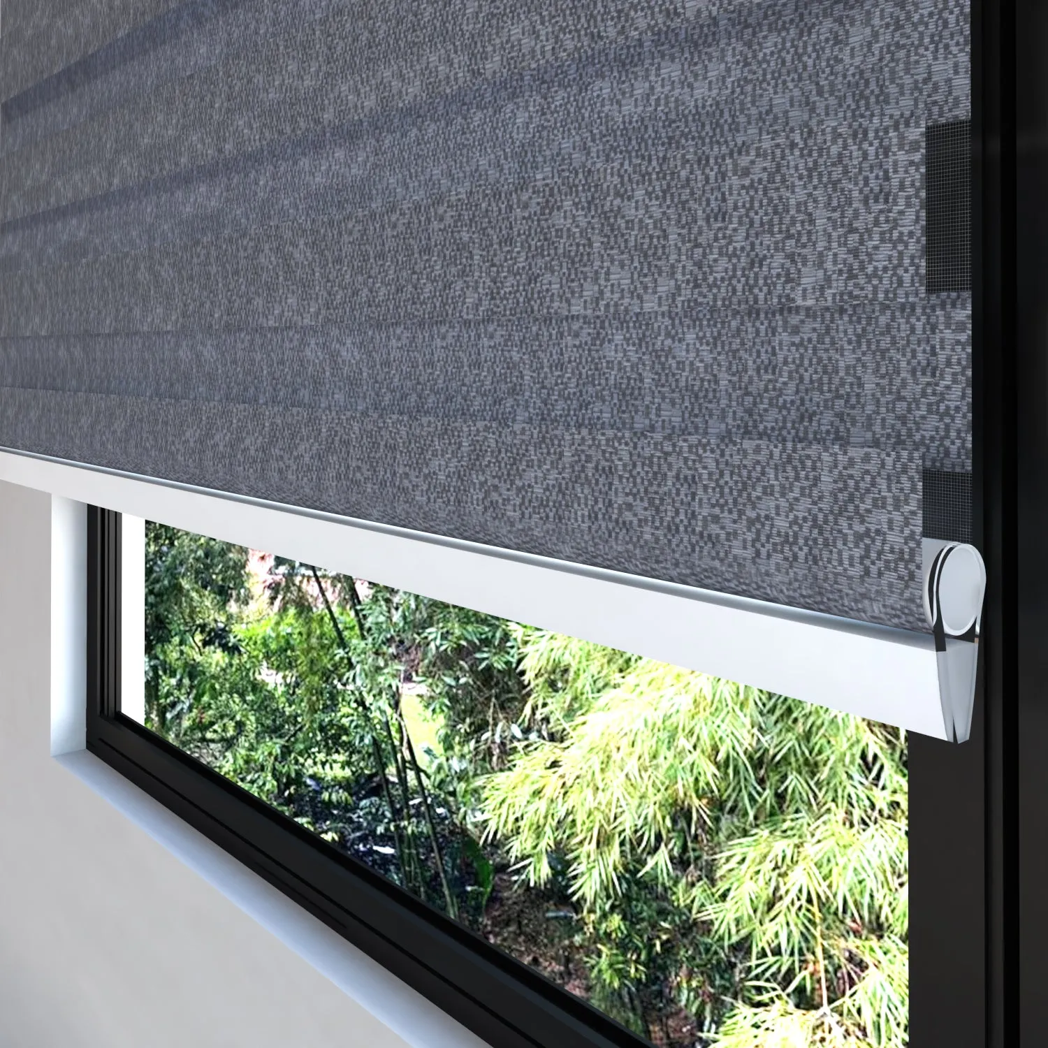 Cortina Sheer Elegance Poliéster Italia Gris