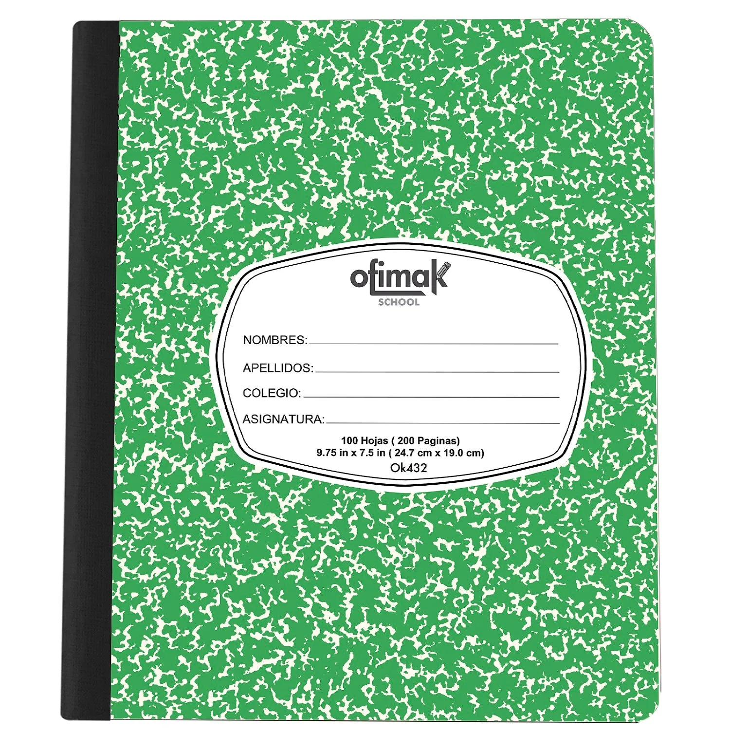 Cuaderno Cosido Rayado, Colores Surtidos, Marca Ofimak