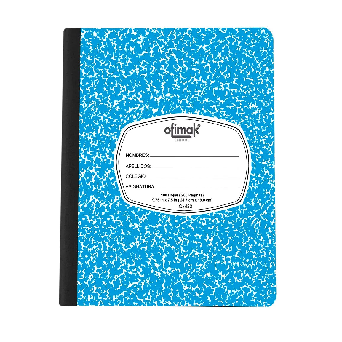 Cuaderno Cosido Rayado, Colores Surtidos, Marca Ofimak