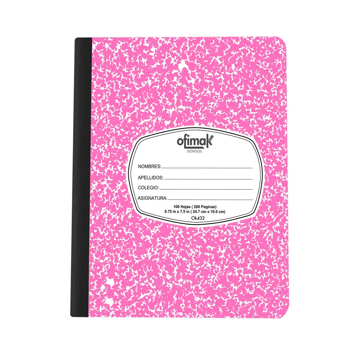 Cuaderno Cosido Rayado, Colores Surtidos, Marca Ofimak