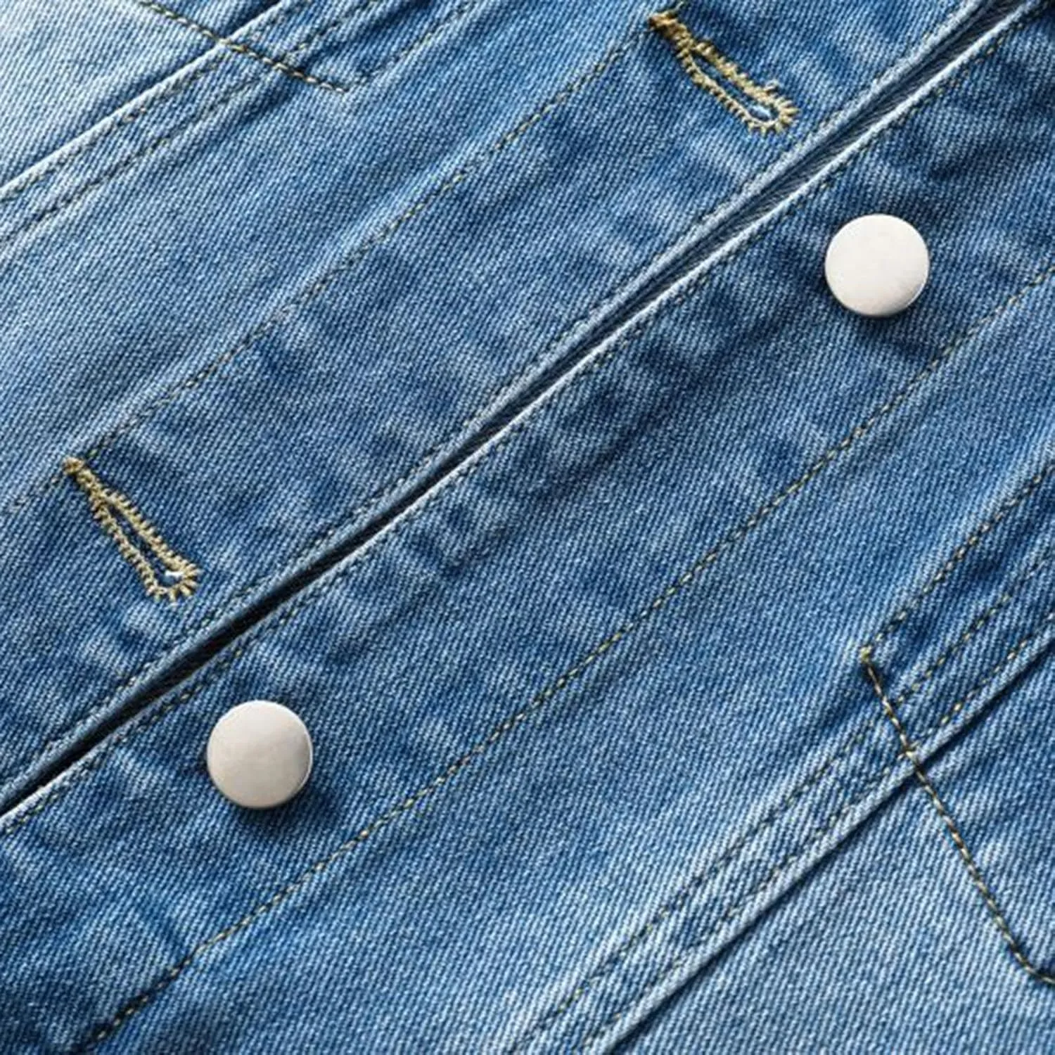 Denim Jacket for Women Plus Size Fashion 2024 Sleeveless Jean Vest Trendy Casual V Neck Button Down Jean Jacket Coat