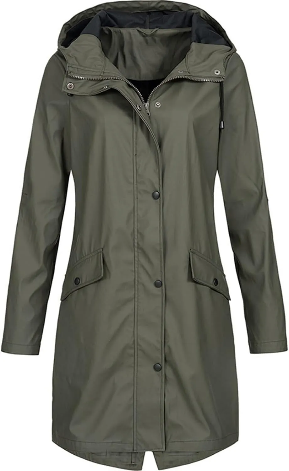 Going Out Rain Coats for Women Waterproof Jacket Plus Size Hooded Raincoat Windproof Sunscreen Outerwear
