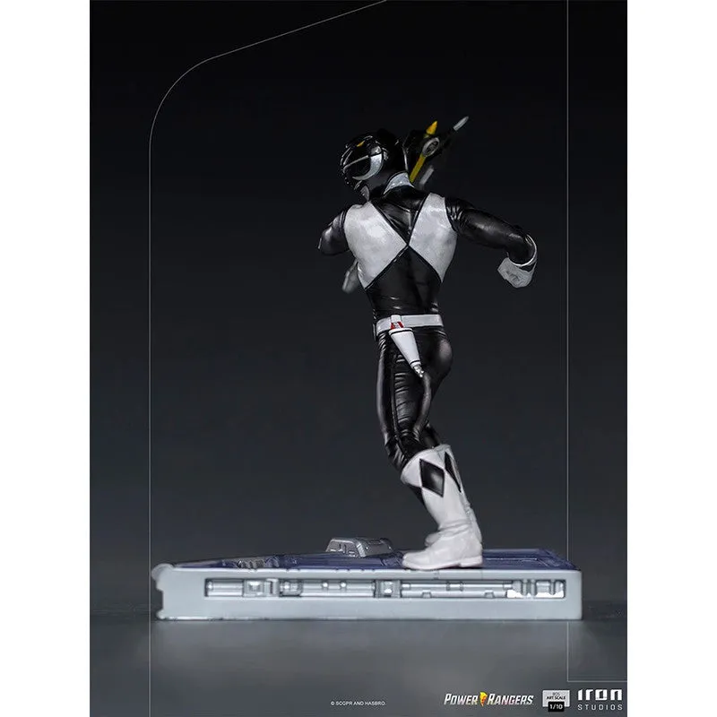 Iron Studios Estatuilla Black Ranger Mighty Morphin Escala 1:10 Power Rangers