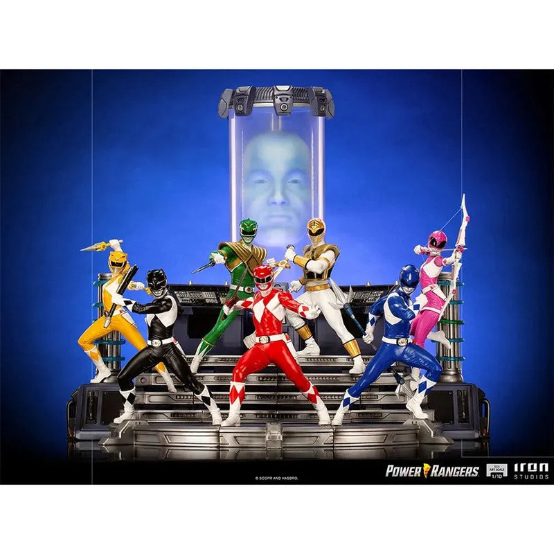 Iron Studios Estatuilla Black Ranger Mighty Morphin Escala 1:10 Power Rangers