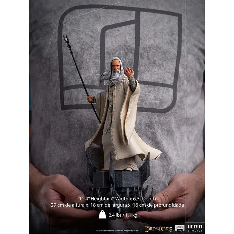 Iron Studios Estatuilla Saruman Escala 1:10 The Lord Of The Rings