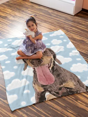 Manta con Retrato de tu Mascota