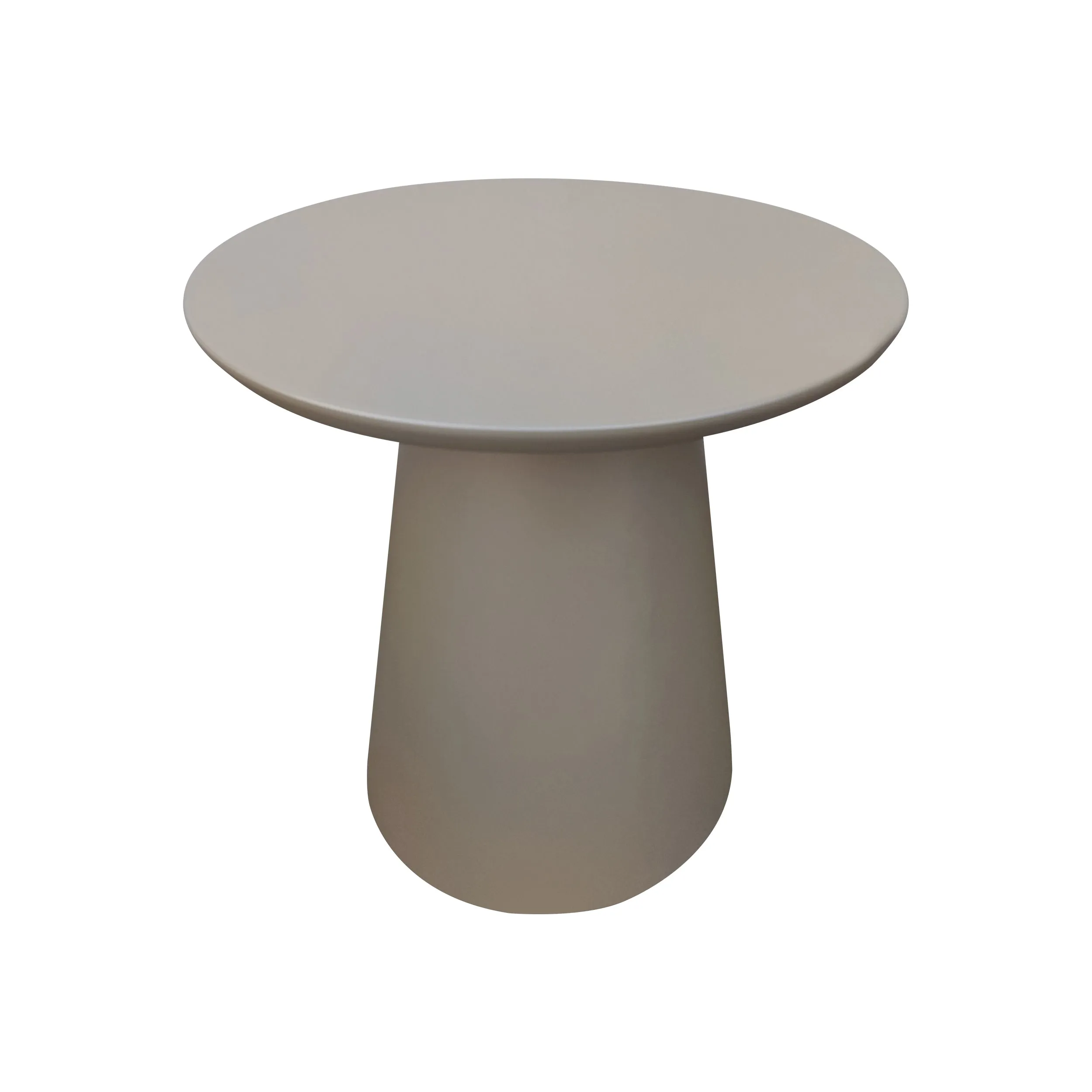 Mesa Bistro NOGA Dia.50 cms para Exterior e Interior de Aluminio Color Champagne -NG1
