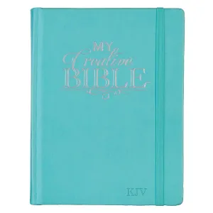MY CREATIVE BIBLE FOR GIRLS TEAL JOURNALING BIBLE SOFT COVER  KJV