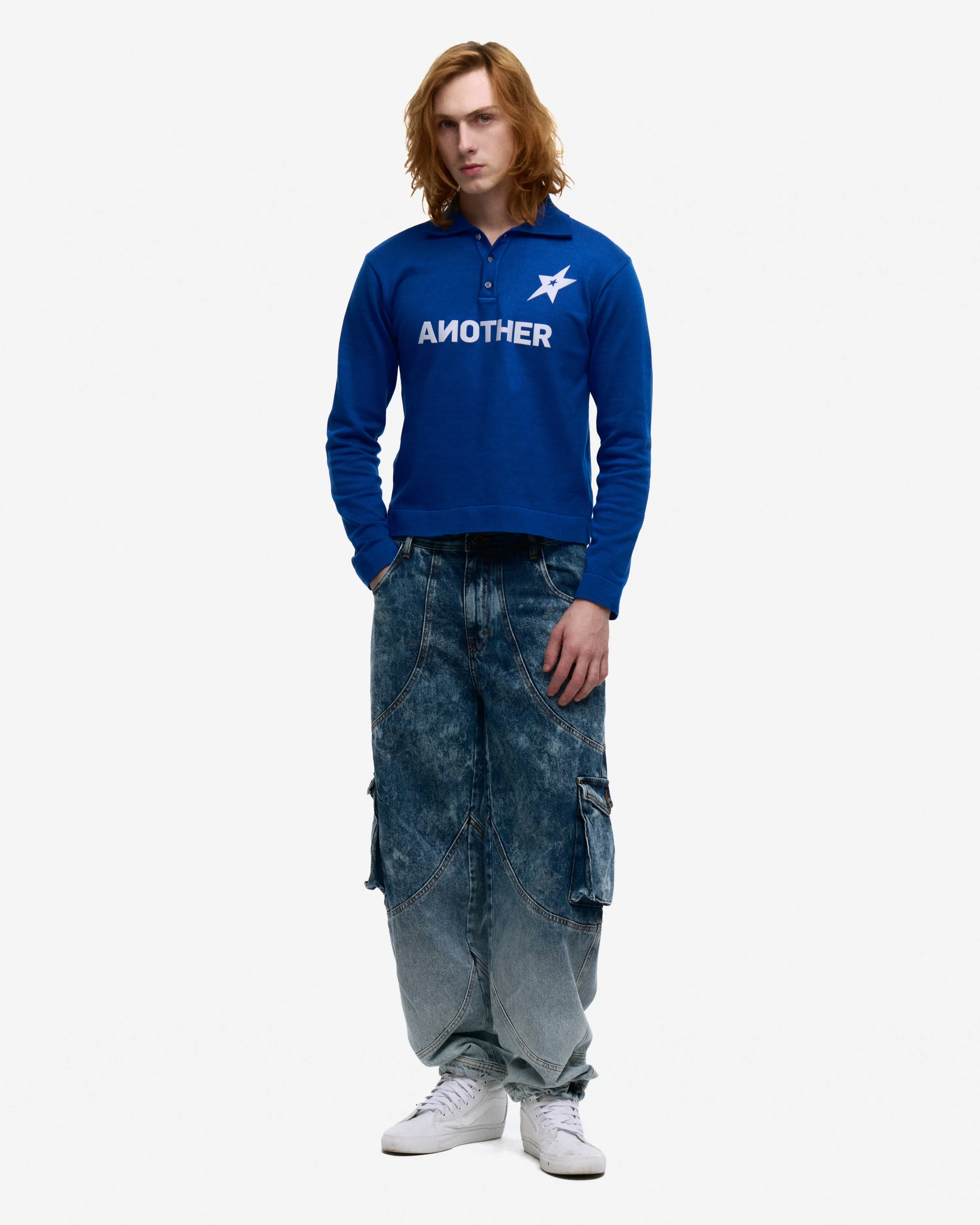 Polo Box Tricot Blue