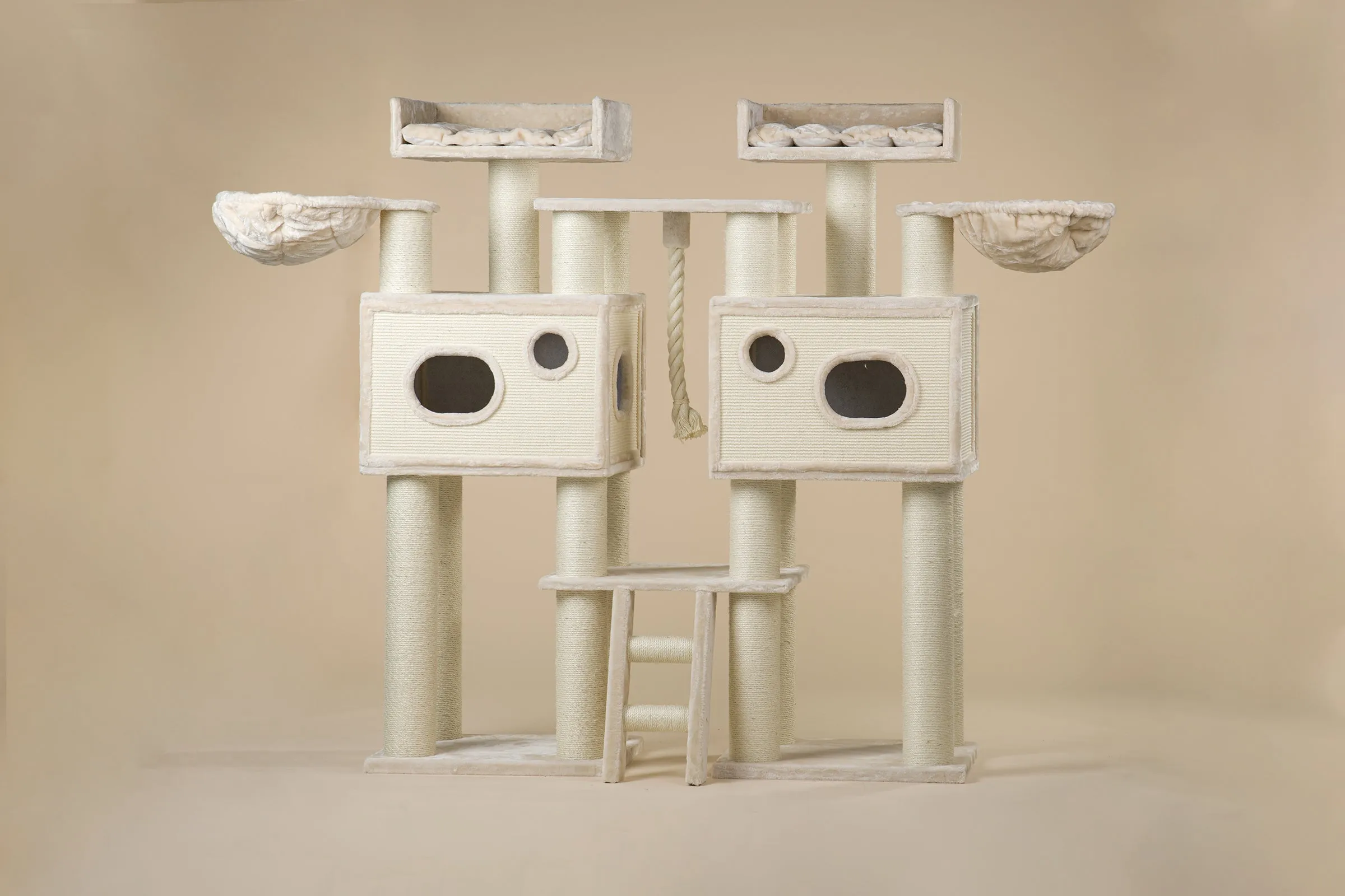 Royal Cat Palace Beige