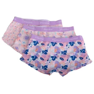 Set 3 Pzas Cuadros Niña Multicolor Fuscia