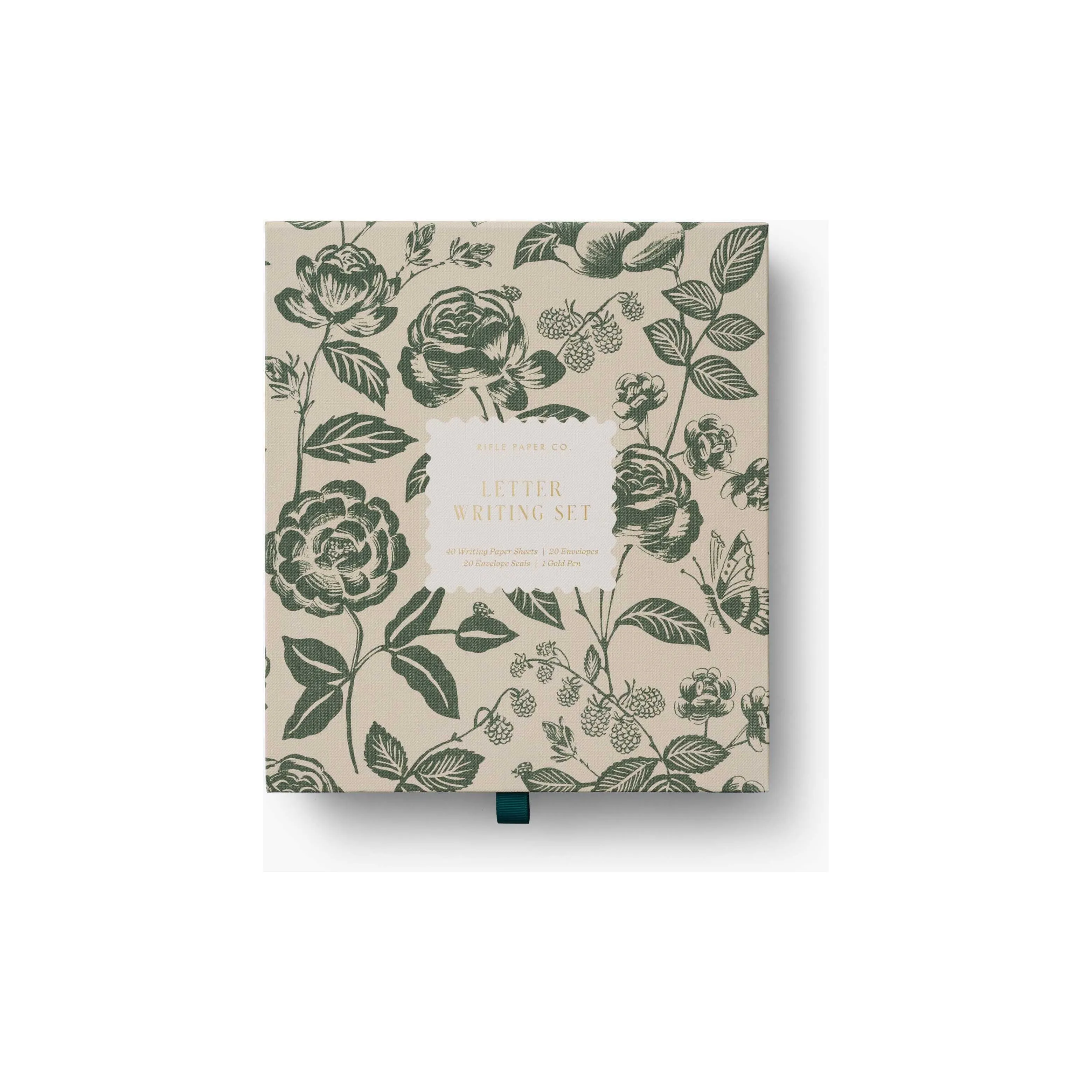 Set de 40 Tarjetas y 20 Sobres English Rose