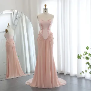 Vestido de Festa Sereia Luxo Drapeado