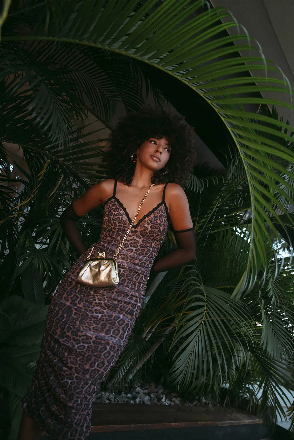 Vestido Olimpo Leopardo