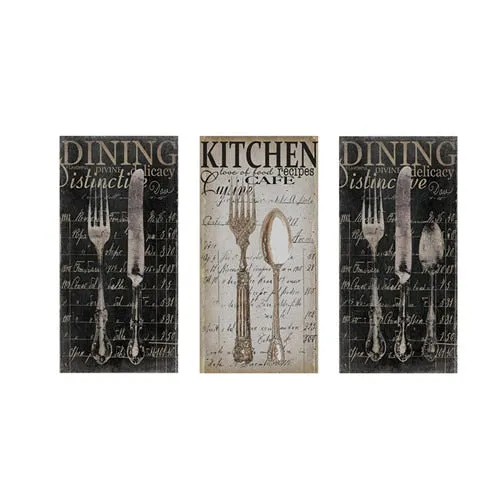 Vintage Cutlery Canvas Art: Knives and Forks Posters and Prints