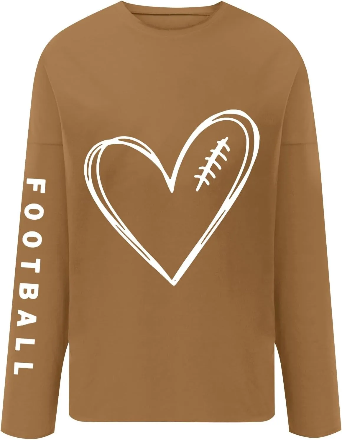 Women's Baseball Sequin Hoodie Funny Football Lover Gift Loose Casual Long Baseball Patches Game Day Hooded