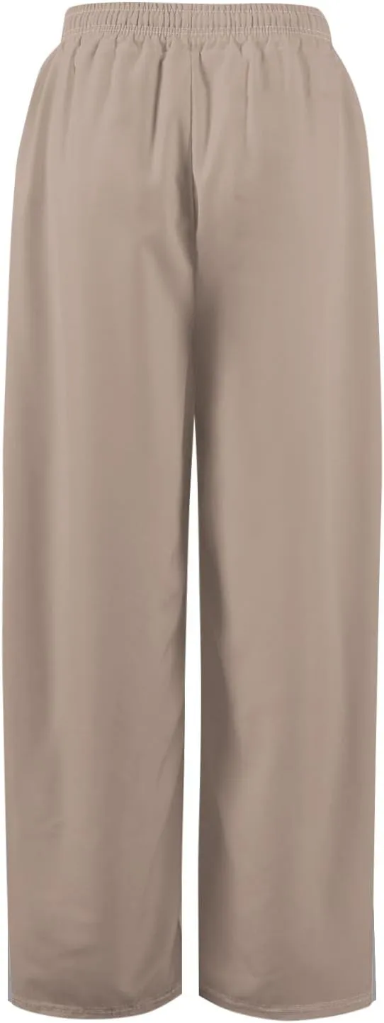 Women's Palazzo Pants Dressy Casual Wide Leg Slacks Elastic Waist with Pockets Lounge Flowy Pants