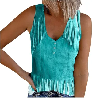 Women's Summer Sleeveless Tops Western Ethnic Style Print Feather Graphic Tank Top Slim Stretchy Workout Shirt Tee